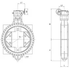 Затвор ПА 744.2000.10-04 DN 2000 PN 10